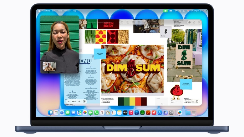 Apple MacBook Neo에서 실행되는 여러 앱