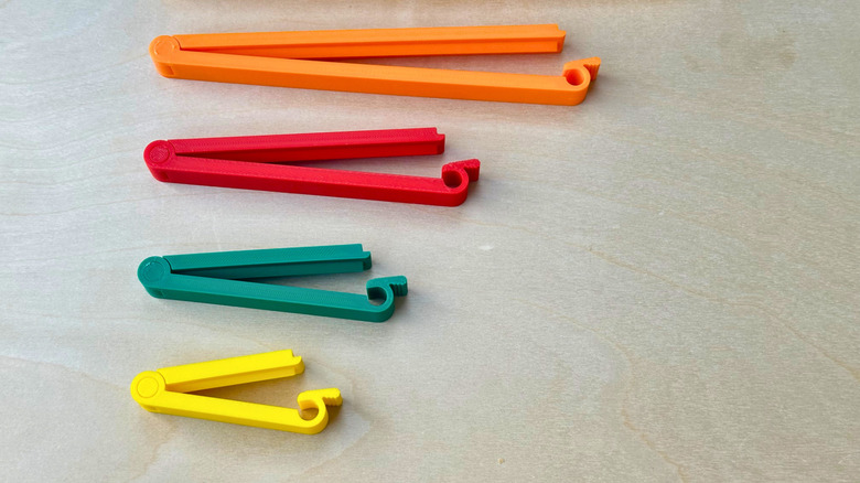 3D 프린팅된 맞춤형 가방 클립 디자인