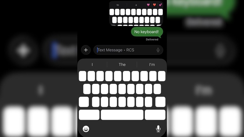 iOS 26에서 누락된 키보드 버그