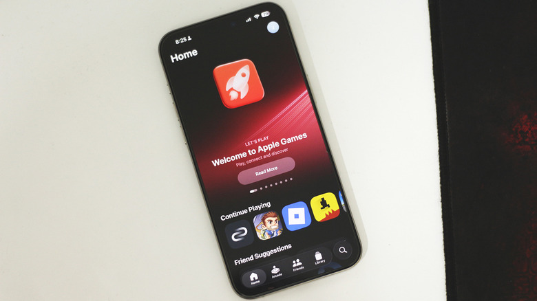 iPhone의 Apple 게임 앱