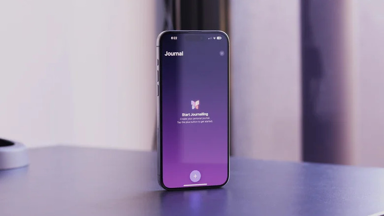 iPhone의 저널 앱