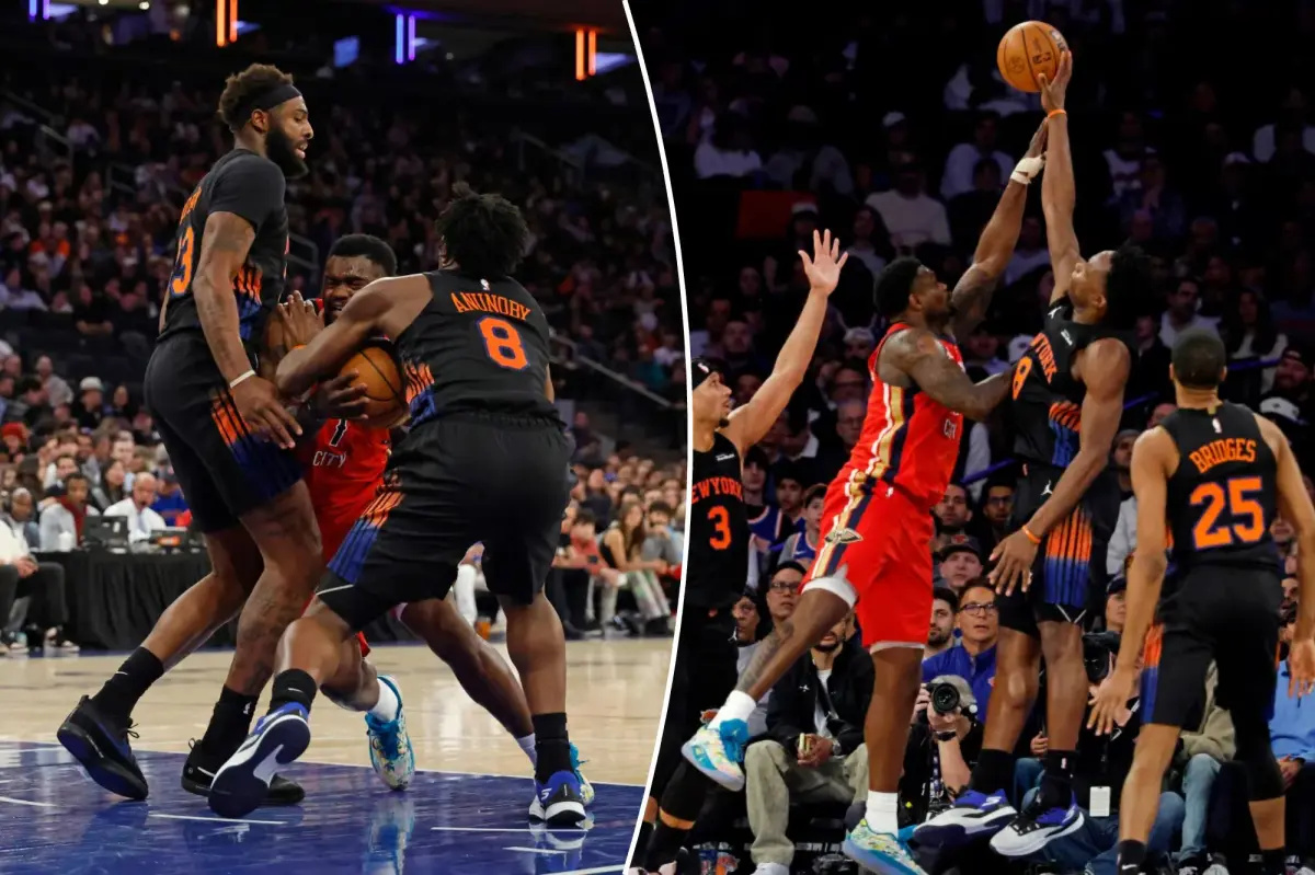 OG Anunoby 수비진은 Knicks의 Pelicans 승리로 배당금을 지불합니다.