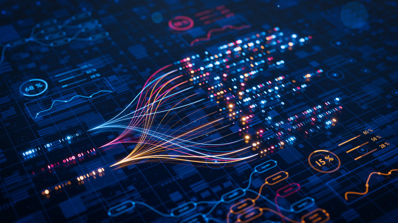 데이터 스트림의 그래픽 표현