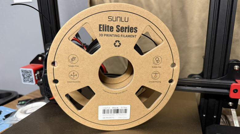 Creality 프린터의 Sunlu 필라멘트