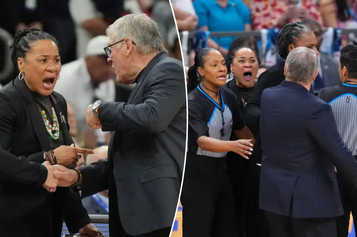 Geno Auriemma, Dawn Staley가 치열한 대결을 벌입니다.