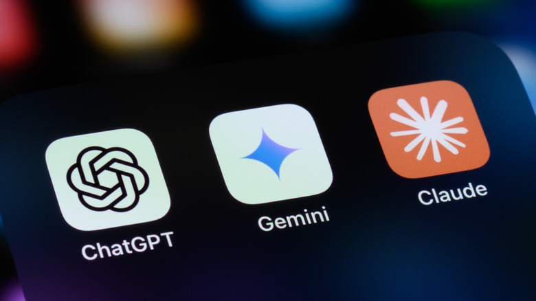 휴대폰 화면의 앱 아이콘