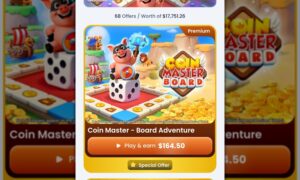 게임을 하면 돈을 주는 앱을 다운로드했습니다. 내가 벌은 금액은 다음과 같습니다