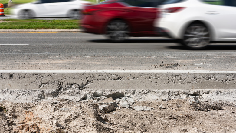 플로리다 올랜도에 건설중인 도로