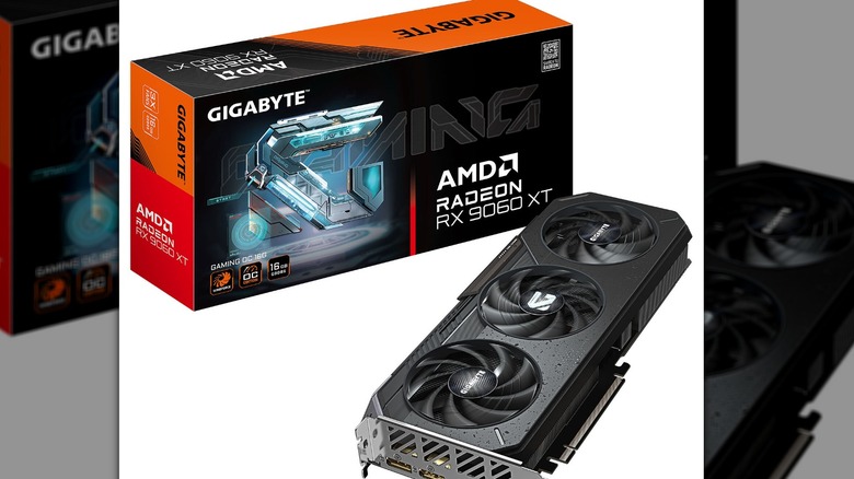 RX 9060XT 그래픽 카드의 제품 보기