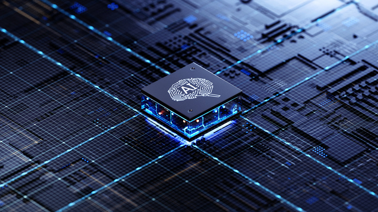 AI가 인쇄된 모바일 칩