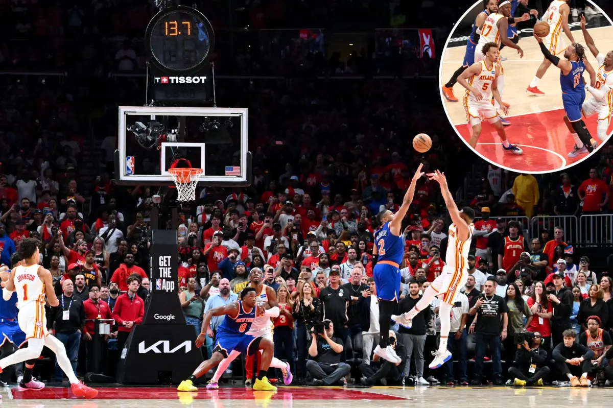 Knicks는 NBA 플레이 오프 홀에 빠지기 위해 Hawks에게 또 다른 가슴 아픈 일을 잃습니다.