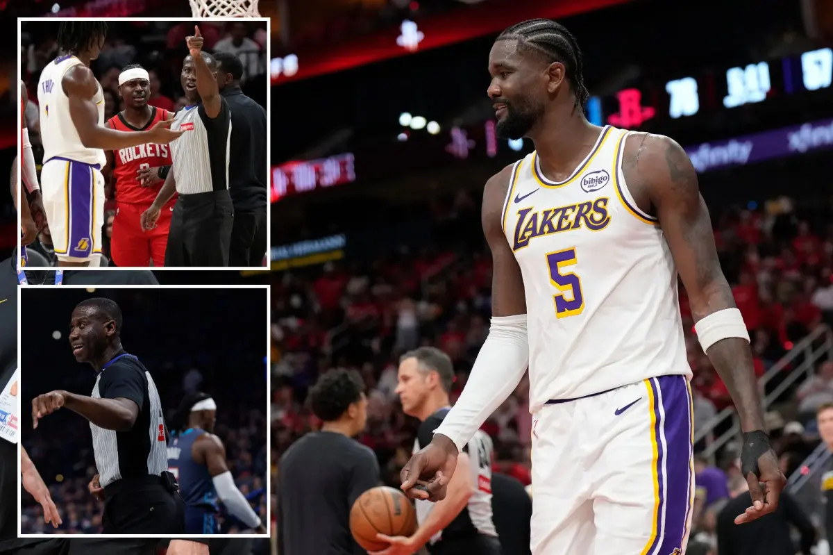 레이커스의 DeAndre Ayton이 퇴장당한 후 또 다른 플레이오프 혼란에 빠진 NBA 심판