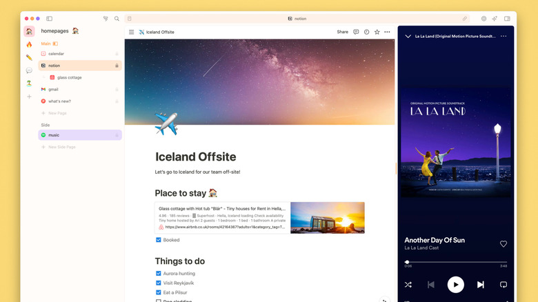 노란색 배경의 시그마 OS