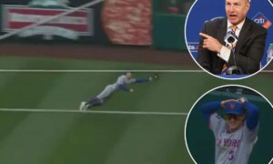 Gary Cohen은 Carson Benge의 Mets 캐치를 설명하기 위해 SAT 단어를 설명합니다.