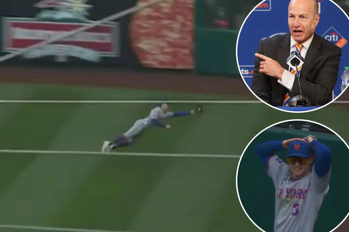 Gary Cohen은 Carson Benge의 Mets 캐치를 설명하기 위해 SAT 단어를 설명합니다.