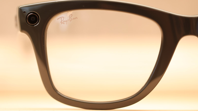 Meta Ray-Ban 스마트 안경 클로즈업