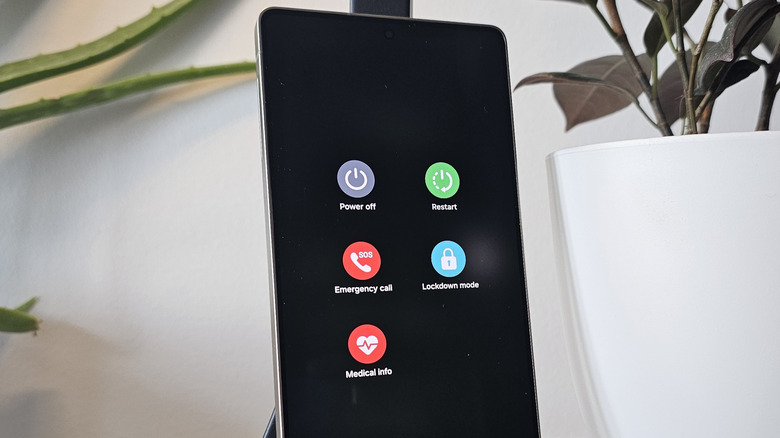 Samsung Galaxy S25 Ultra 전원 메뉴