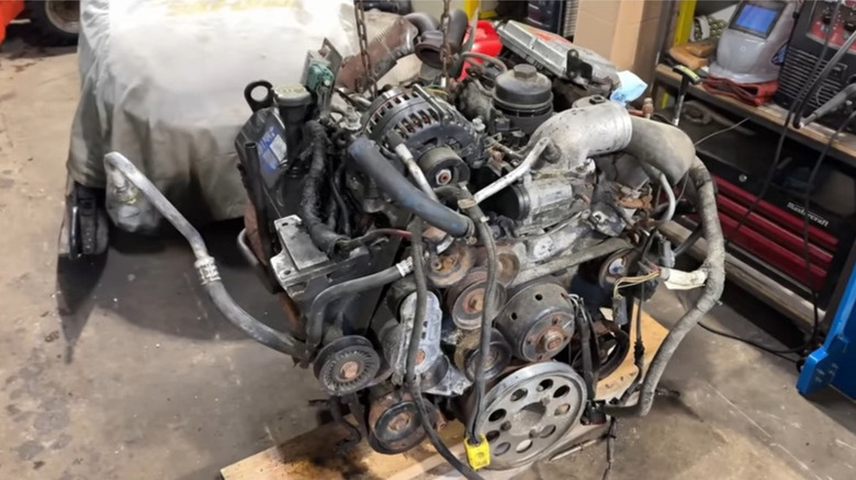 Ford 6.0 Power Stroke 디젤 엔진의 샷