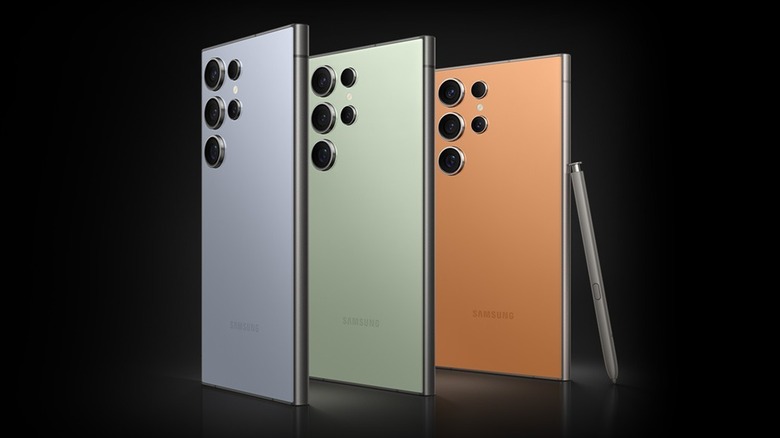Samsung Galaxy S24 Ultra의 모든 온라인 전용 색상 옵션