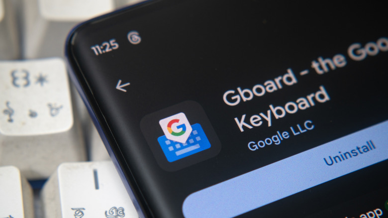 Android 휴대전화의 Gboard 앱
