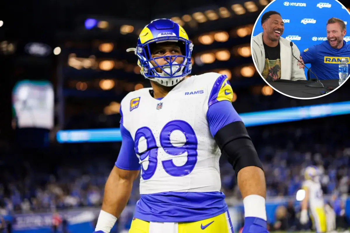 Rams의 Myles Garrett, Sean McVay가 Aaron Donald 소문에 반응