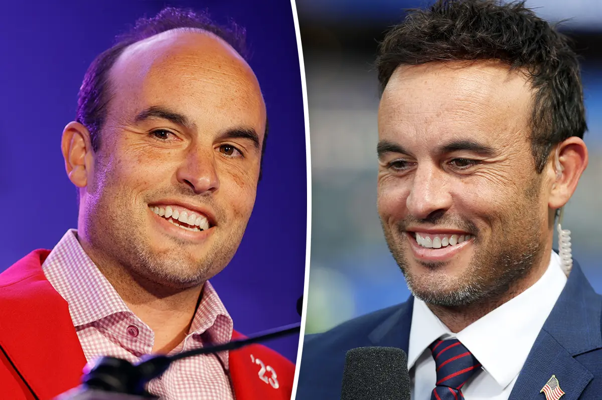랜던 도노반(Landon Donovan)의 새로운 헤어스타일이 미국 월드컵 경기 중 화제를 모았습니다.