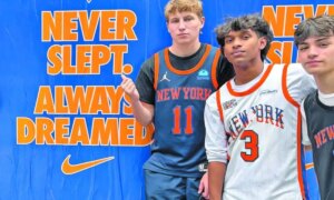 Long Island 고등학교 후프 선수들이 Knicks의 타이틀 경기에서 배우고 있는 것