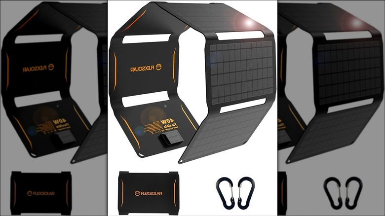 FlexSolar 40W 접이식 태양광 패널 충전기