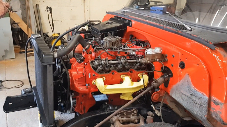 맞춤형 픽업의 GMC 478 7.8리터 V6