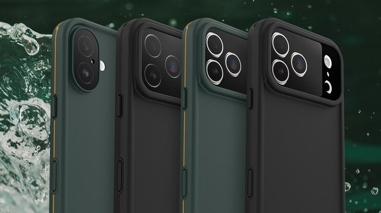 OtterBox Frē 시리즈 방수 휴대폰 케이스가 포함된 iPhone 17 시리즈 기기