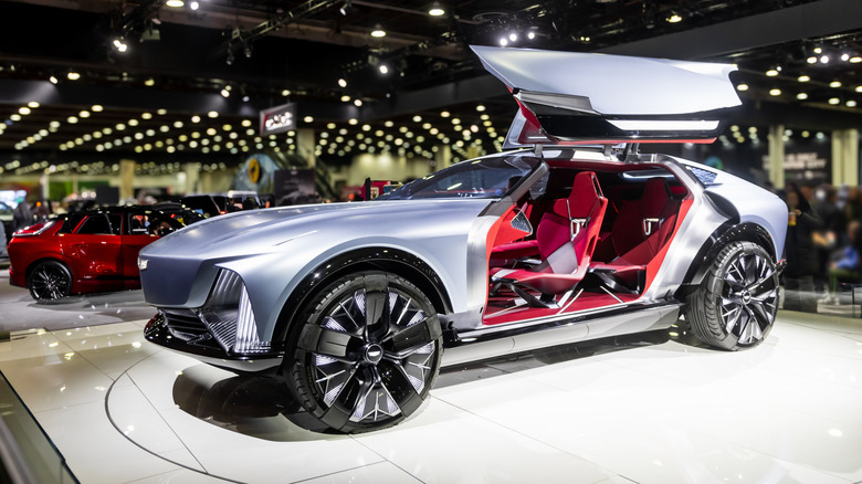 2026년 디트로이트 모터쇼에서 선보인 Cadillac Elevated Velocity 컨셉카