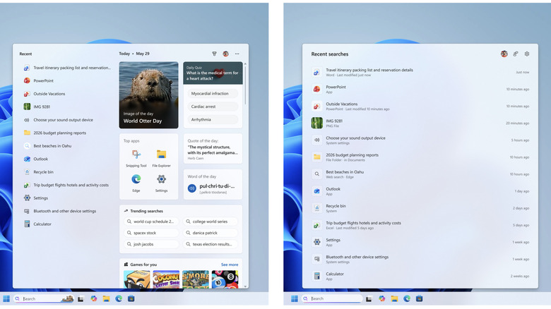 Microsoft Search, 이전과 이후.