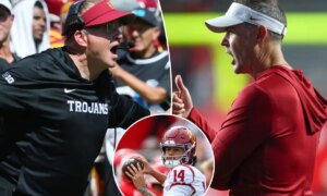 USC 축구 코치 링컨 라일리(Lincoln Riley)는 고군분투 후 싫어하는 사람들을 무시합니다.