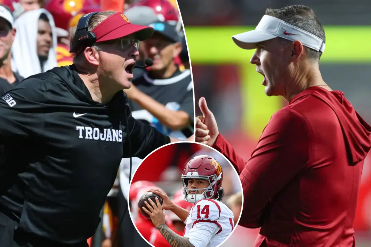 USC 축구 코치 링컨 라일리(Lincoln Riley)는 고군분투 후 싫어하는 사람들을 무시합니다.