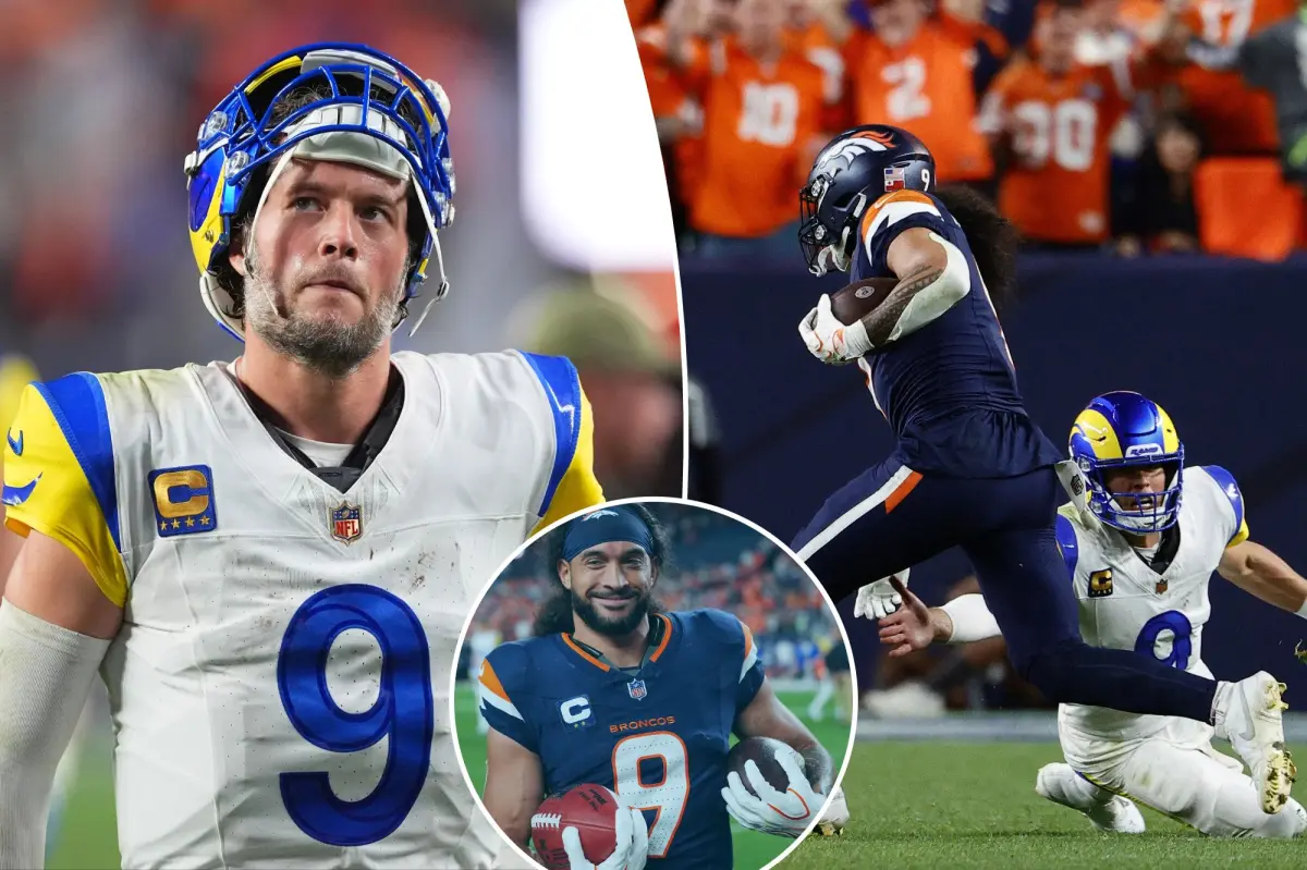 Matthew Stafford는 Rams가 Broncos에 패하면서 기록적인 픽 6을 기록하며 추악한 NFL 역사를 만들었습니다.