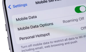 iPhone 상태 표시줄에 있는 녹색 체인 링크 아이콘은 무엇을 의미합니까?