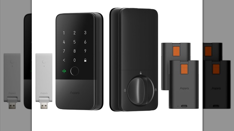 Aqara Smart Lock U400 및 액세서리.