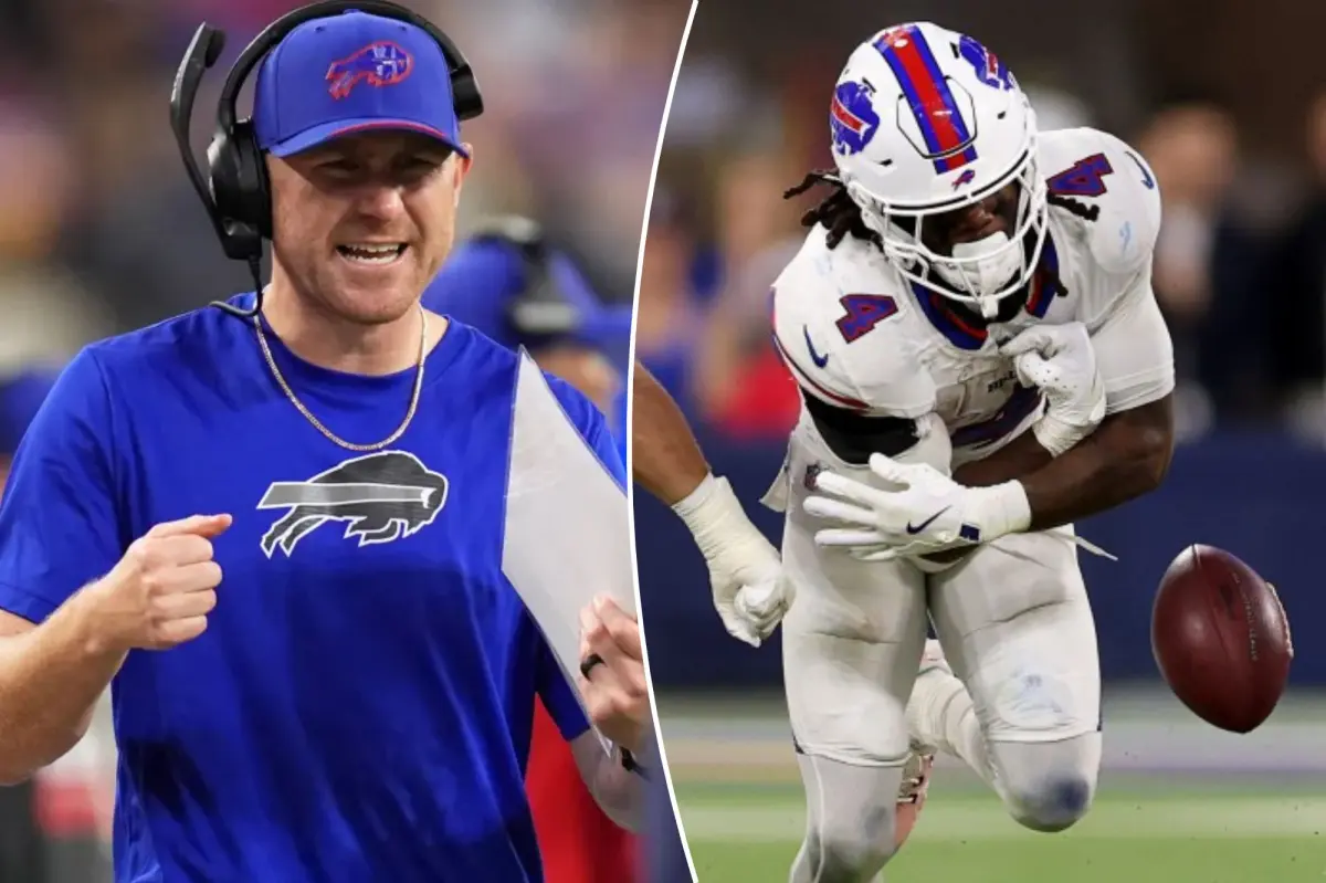 Bills 코치는 문제가 지속됨에 따라 James Cook에 통보했습니다.