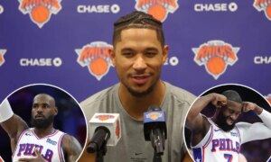 Knicks는 LeBron James나 슈퍼팀 76ers와의 경쟁이 치열해지는 것을 두려워하지 않습니다.